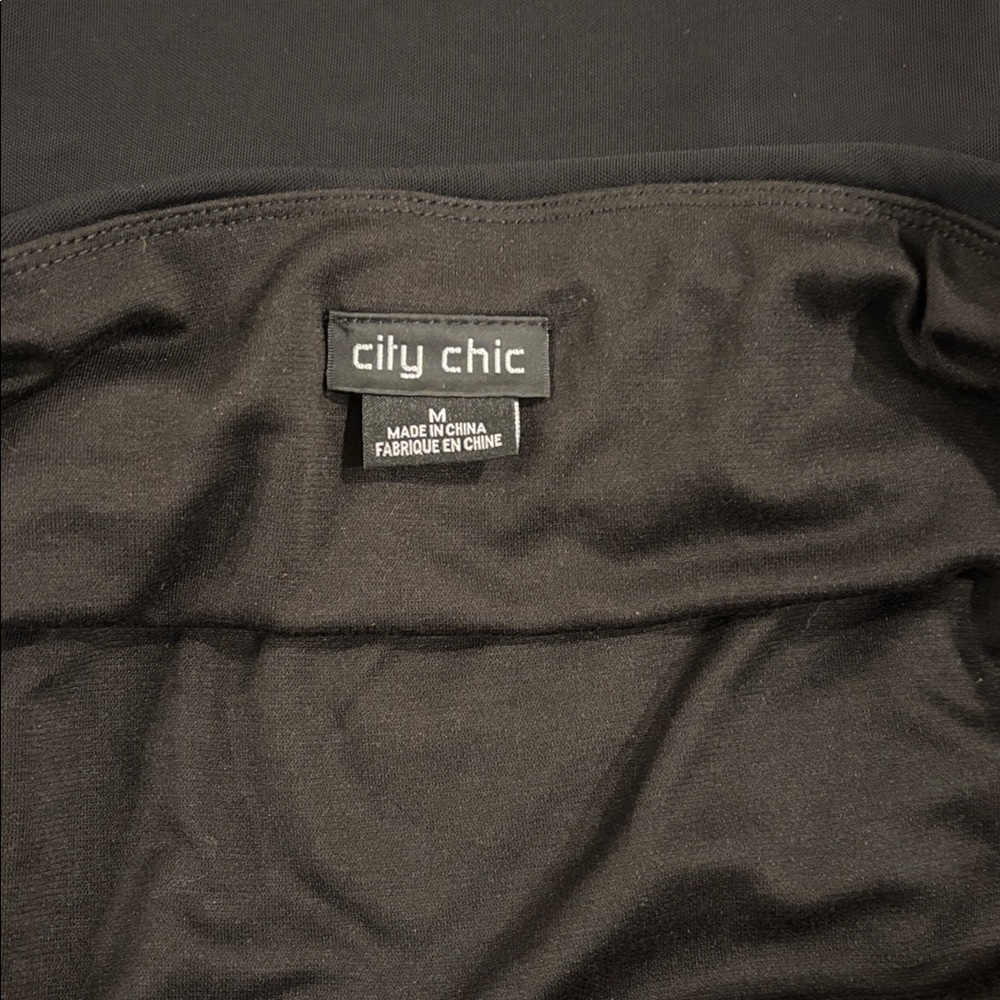 City Chic Black Strapless Midi - Picture 5 of 7